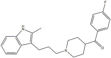 3-[3-[4-(4-Fluorobenzoyl)piperidino]propyl]-2-methyl-1H-indole