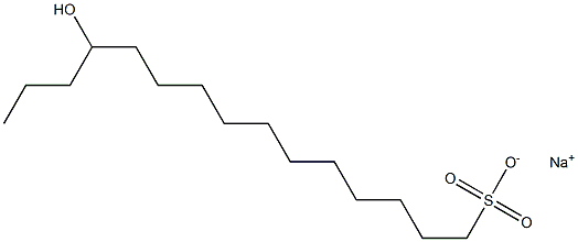 12-Hydroxypentadecane-1-sulfonic acid sodium salt