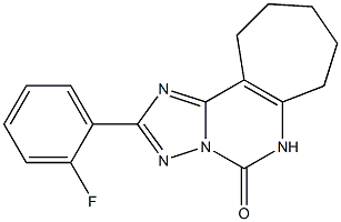 2-(2-Fluorophenyl)-5,6,7,8,9,10-hexahydro-4H-1,3,3a,5-tetraazacyclohept[e]inden-4-one