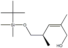 (2Z,4R)-5-[[(tert-Butyl)dimethylsilyl]oxy]-2,4-dimethyl-2-penten-1-ol Structure