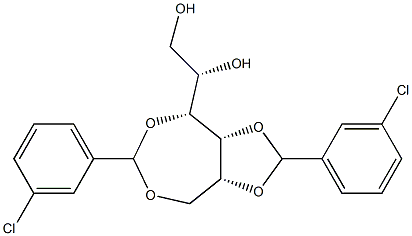3-O,6-O:4-O,5-O-Bis(3-chlorobenzylidene)-D-glucitol