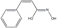 (Z)-3-Phenyl-2-propenehydroximic acid Struktur
