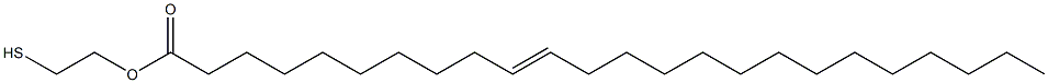 10-Tetracosenoic acid 2-mercaptoethyl ester Structure