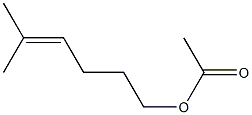 Acetic acid 5-methyl-4-hexenyl ester Structure