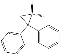[1R,(-)]-1-Fluoro-1-iodo-2,2-diphenylcyclopropane
