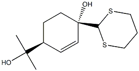 (1S,4S)-1-Hydroxy-1-(1,3-dithian-2-yl)-4-(1-hydroxy-1-methylethyl)-2-cyclohexene