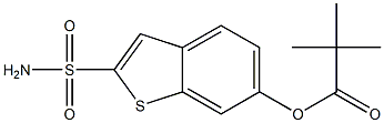 6-[(tert-Butylcarbonyl)oxy]benzo[b]thiophene-2-sulfonamide Structure
