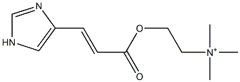 2-[[3-(1H-Imidazol-4-yl)-1-oxo-2-propenyl]oxy]-N,N,N-trimethylethanaminium|