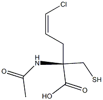 (Z-3-Chloro-2-propenyl)mercapturic acid
