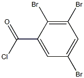 2,3,5-Tribromobenzoic acid chloride Structure