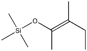 (E)-3-Methyl-2-(trimethylsilyloxy)-2-pentene Struktur