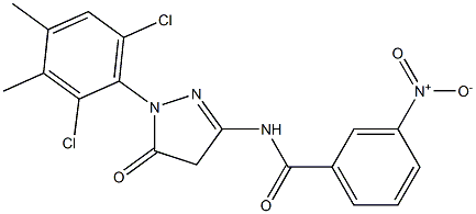 1-(2,6-Dichloro-3,4-dimethylphenyl)-3-(3-nitrobenzoylamino)-5(4H)-pyrazolone