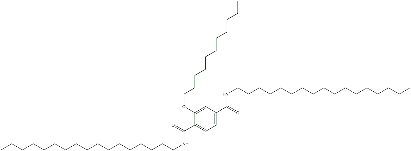 2-(Undecyloxy)-N,N'-diheptadecylterephthalamide Struktur