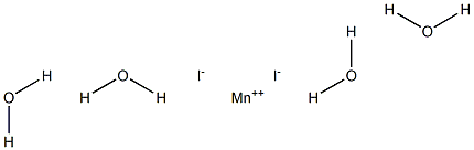 Manganese(II) diiodide tetrahydrate Structure