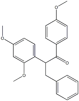 1-(4-Methoxyphenyl)-2-(2,4-dimethoxyphenyl)-3-phenyl-1-propanone