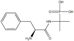 [2-(L-Phenylalanylamino)propan-2-yl]phosphonic acid Structure