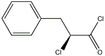 [S,(+)]-2-Chloro-3-phenylpropionic acid chloride Structure