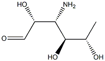 3-アミノ-3,6-ジデオキシ-L-タロース 化学構造式