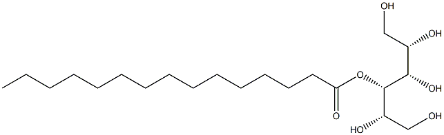 L-Mannitol 4-pentadecanoate Struktur