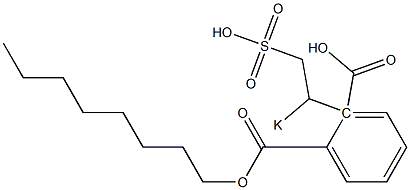 Phthalic acid 1-octyl 2-(1-potassiosulfoethyl) ester