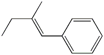 (E)-2-Methyl-1-phenyl-1-butene Structure