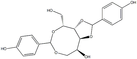 2-O,6-O:3-O,4-O-Bis(4-hydroxybenzylidene)-L-glucitol