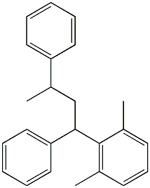 1-(2,6-Xylyl)-1,3-diphenylbutane Struktur