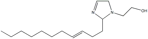 2-(3-Undecenyl)-3-imidazoline-1-ethanol Struktur