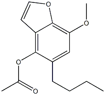 4-Acetoxy-5-butyl-7-methoxybenzofuran