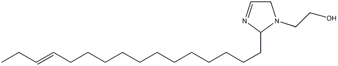 2-(13-ヘキサデセニル)-3-イミダゾリン-1-エタノール 化学構造式