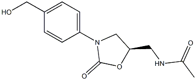 (5R)-5-Acetylaminomethyl-3-[4-hydroxymethylphenyl]oxazolidin-2-one