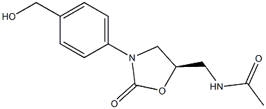  (5R)-5-Acetylaminomethyl-3-[4-hydroxymethylphenyl]oxazolidin-2-one