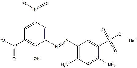 2,4-Diamino-5-[(3,5-dinitro-2-hydroxyphenyl)azo]benzenesulfonic acid sodium salt
