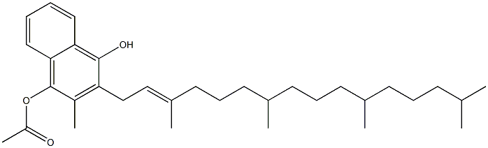 4-Acetoxy-2-(3,7,11,15-tetramethyl-2-hexadecenyl)-3-methyl-1-naphthol