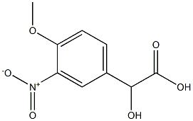 (-)-4-Methoxy-3-nitro-D-mandelic acid Structure