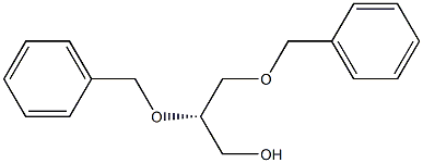(2S)-2,3-Bis(benzyloxy)-1-propanol 结构式