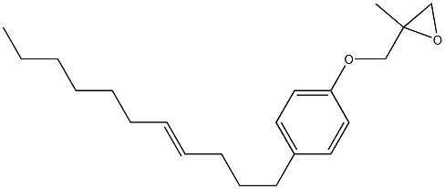4-(4-Undecenyl)phenyl 2-methylglycidyl ether Structure