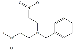 2-Nitro-N-benzyl-N-(2-nitroethyl)ethanamine Struktur
