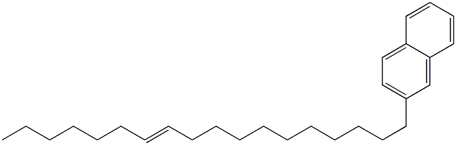 2-(11-Octadecenyl)naphthalene Structure