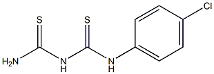 1-(4-Chlorophenyl)dithiobiuret Structure