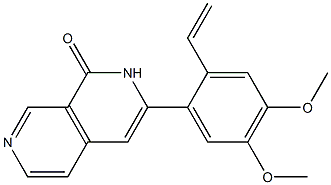 3-(2-Ethenyl-4,5-dimethoxyphenyl)-2,7-naphthyridin-1(2H)-one