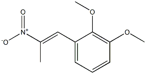 (E)-1-(2,3-Dimethoxyphenyl)-2-nitro-1-propene Struktur