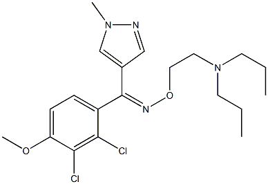 (E)-(2,3-Dichloro-4-methoxyphenyl)(1-methyl-1H-pyrazol-4-yl) ketone O-(2-dipropylaminoethyl)oxime