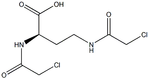 [R,(+)]-2,4-Bis(2-chloroacetylamino)butyric acid