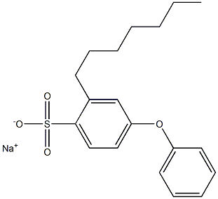 2-Heptyl-4-phenoxybenzenesulfonic acid sodium salt