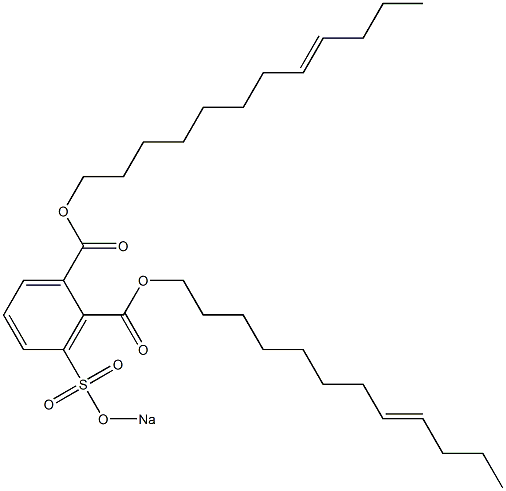 3-(Sodiosulfo)phthalic acid di(8-dodecenyl) ester