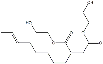 2-(6-Octenyl)succinic acid bis(2-hydroxyethyl) ester Structure