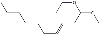 3-Decenal diethyl acetal Structure