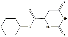 (4S)-2-Oxo-6-thioxohexahydropyrimidine-4-carboxylic acid cyclohexyl ester