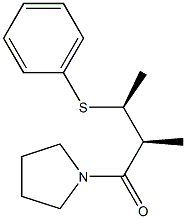 (2S,3S)-2-Methyl-3-phenylthio-1-(1-pyrrolidinyl)-1-butanone